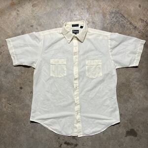 Vintage 70s Townsley Yellow Striped Button Up Shirt